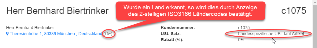 Kunden Details Kunden Details