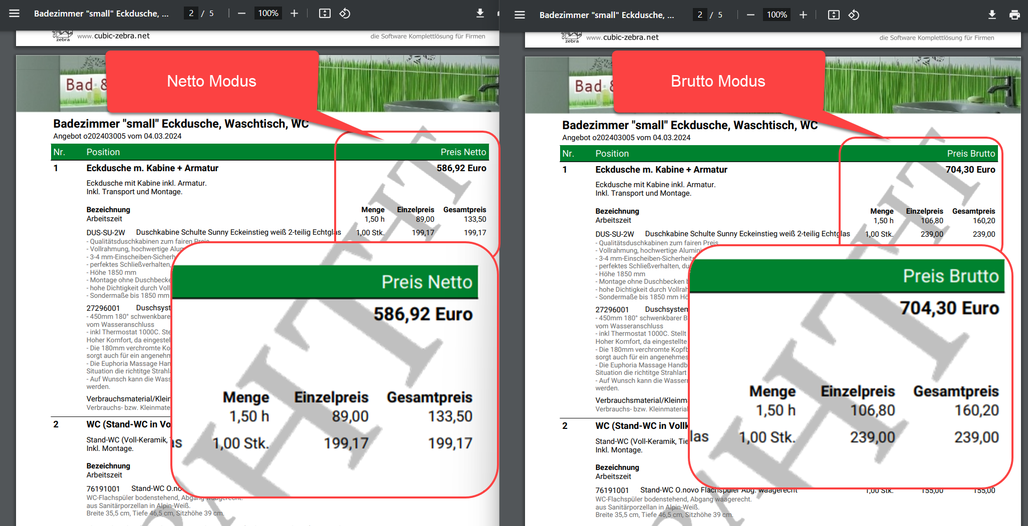 Brutto Modus PDF Ergebnis Brutto Modus PDF Ergebnis