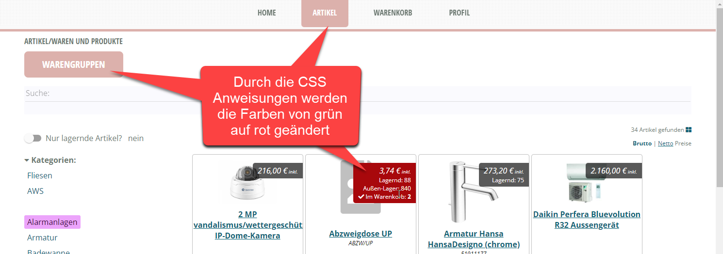 bifroest Webshop Custom CSS auf Rot geändert bifroest Webshop Custom CSS auf Rot geändert