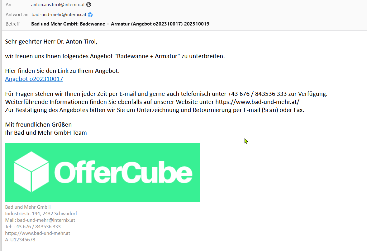 Email Resultat Email Resultat