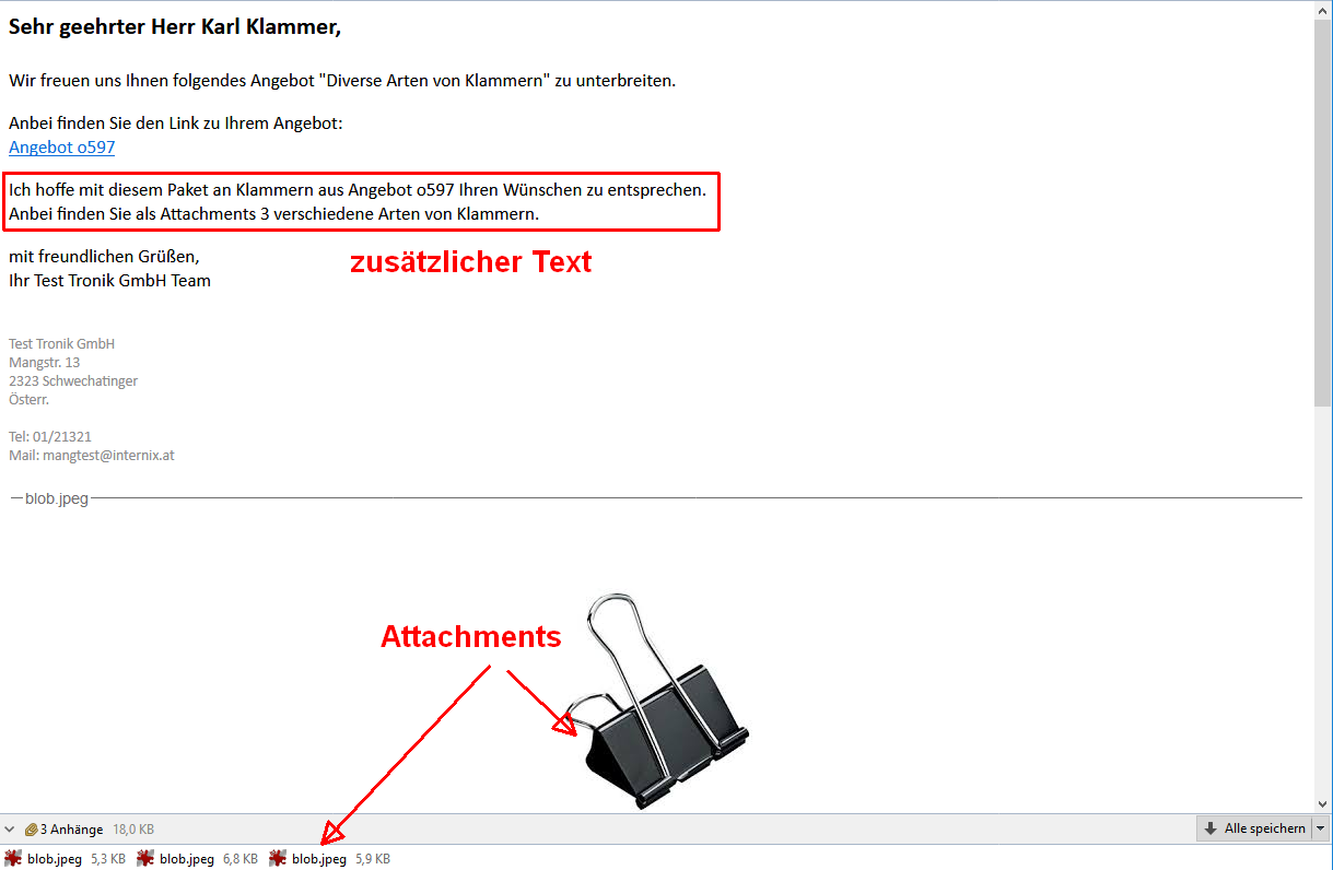 Email Resultat Email Resultat