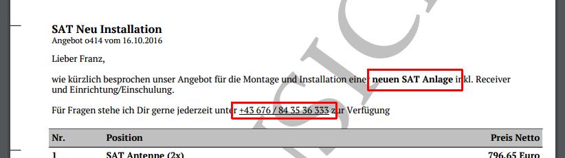 Ergebnis Style fett, unterstrichen Anweisung Angebots-Beschreibung Ergebnis Style fett, unterstrichen Anweisung Angebots-Beschreibung