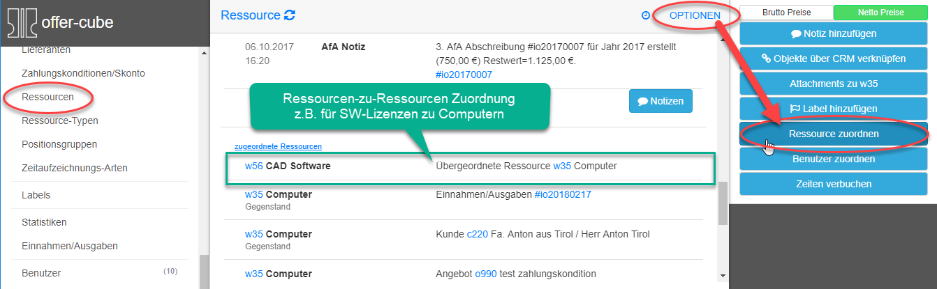 Ressourcen-zu-Ressourcen (CMDB) Zuordnung Ressourcen-zu-Ressourcen (CMDB) Zuordnung