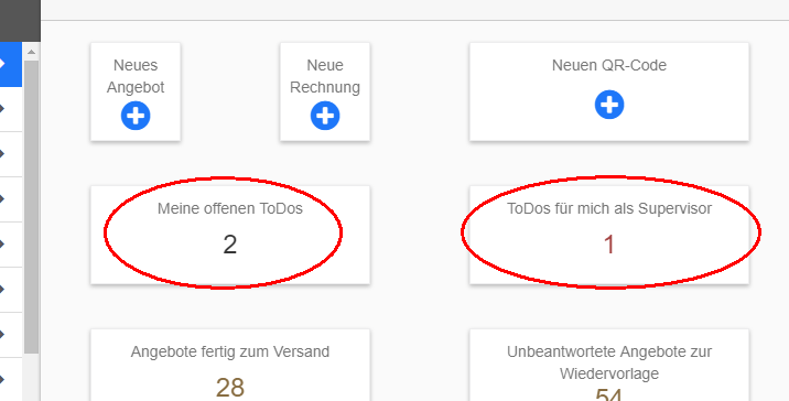 ToDo eskaliert auf Home Startseite ToDo eskaliert auf Home Startseite