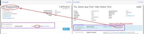 Anbebot beauftragt Anbebot beauftragt